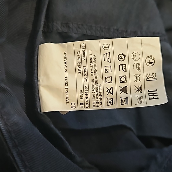 4/$25 Men's Navy Skinny Pants Size 34x34 - Picture 4 of 4